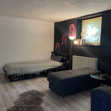 Pallet Bed With Lights Small Studio Cluj-Napoca Exteriör bild